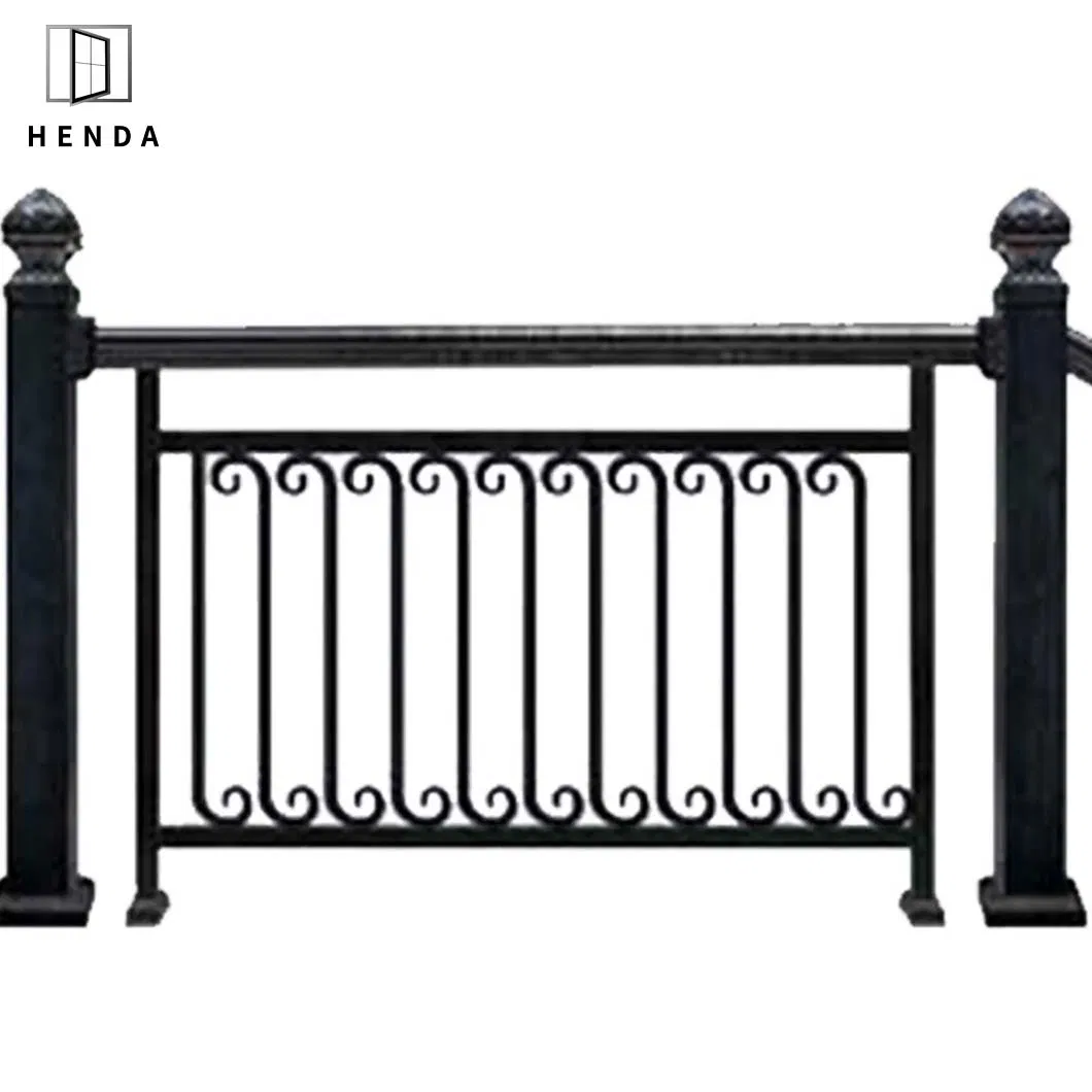 Removable Outdoor Steel Aluminum Wrought Iron Pivot Metal Stair Railings