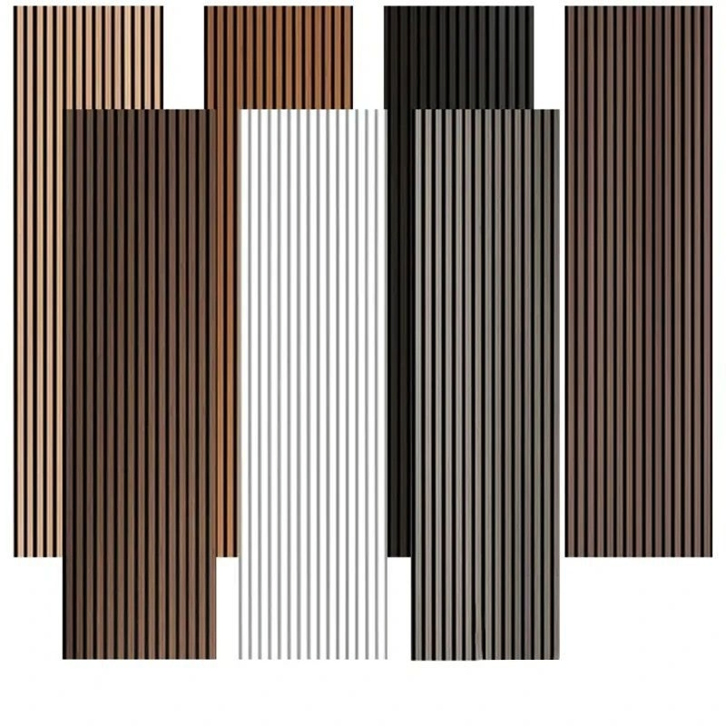 Hot Sale Sound Absorbing Acoustic Wood Slat Panels for Soundproofing Wall