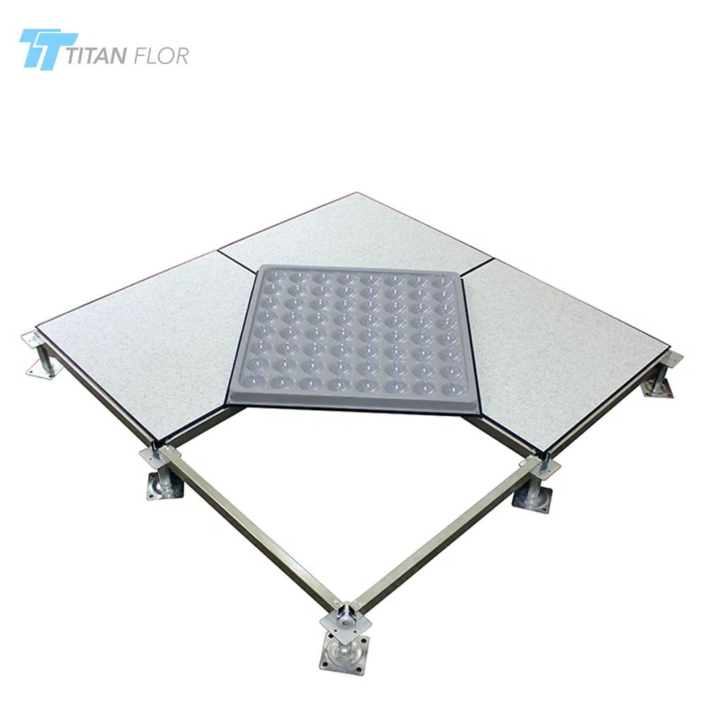 Telecom Room Anti Static Laminate Veneer Raised Flooring System