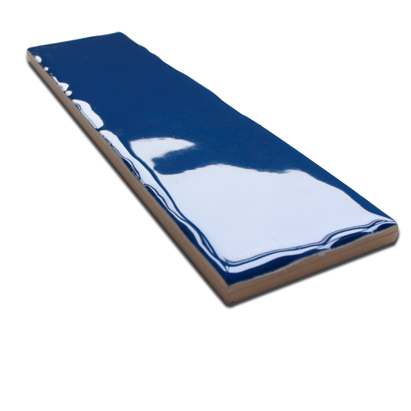 50X200mm Navy Blue Decorative Ceramic Subway Tiles Handcraft Wall Tile