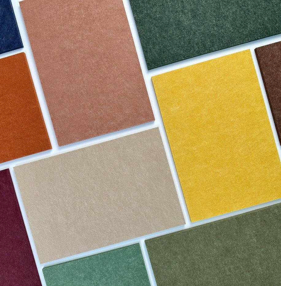 Modern Building Decoration Material Acoustic Treatment 9mm Polyester Fiber Pet Felt Fabric Panels Sound Absorber for Walls Home Theater Recording Studio