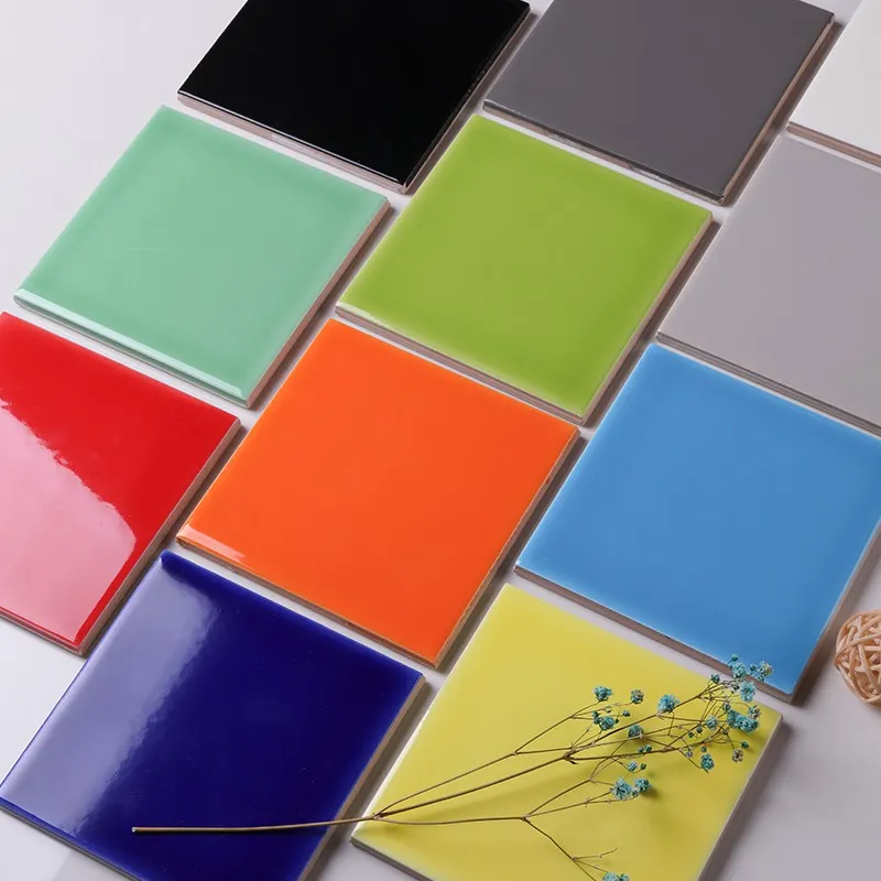 10X10cm Ceramic Bathroom Tile Kitchen Back Splash Subway Wall Tile and Floor Tile