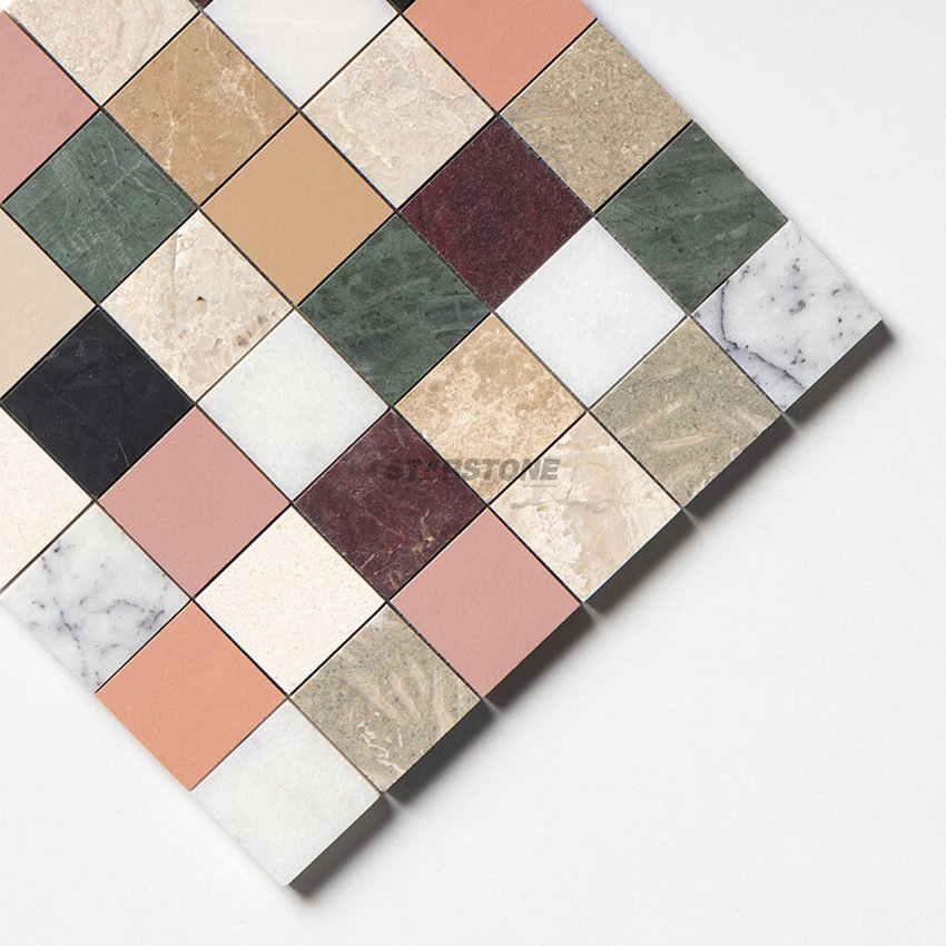 Starstone Nature Marble Mosaic Tile for Bathroom, Swimming Pool Wall and Floor