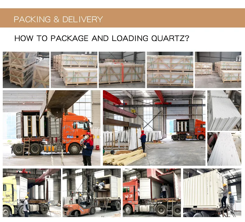 Quartz Stone Kitchen Countertop 11