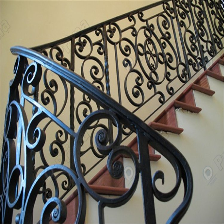 Modern Balcony Wrought Iron Railing Design