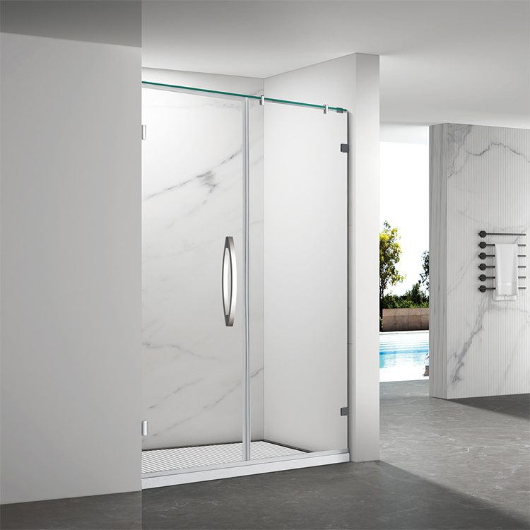 Unique Design Wholesale Square Simple Frameless Pivot Shower Enclosure