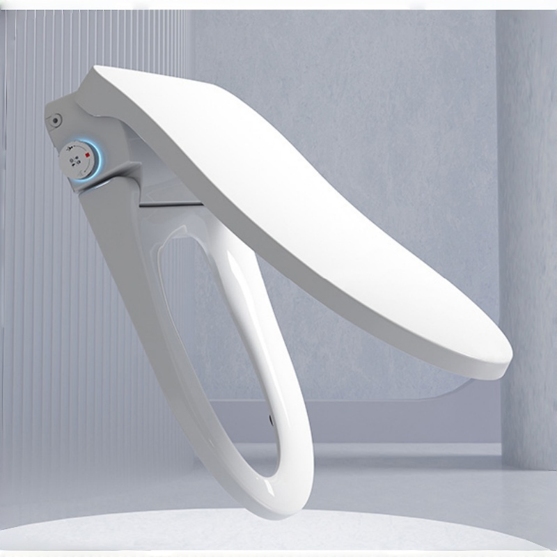 Electric Toilet Cover Self-Cleaning Soft Close with Modern Automatic Lid Smart Toilet Seat Electric Bidet with Remote Controlfor Bathroom