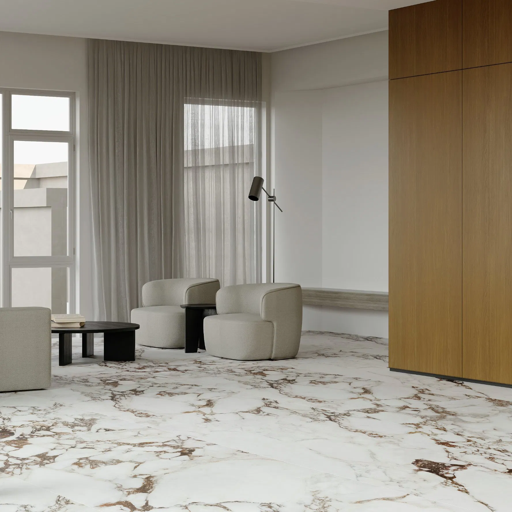 Premium Large Format 6mm 12mm Sintered Stone Porcelain Slabs for Modern Interiors 1200X2700 1600X3200 Countertop Sink Washbasin Villa Project Wholesale