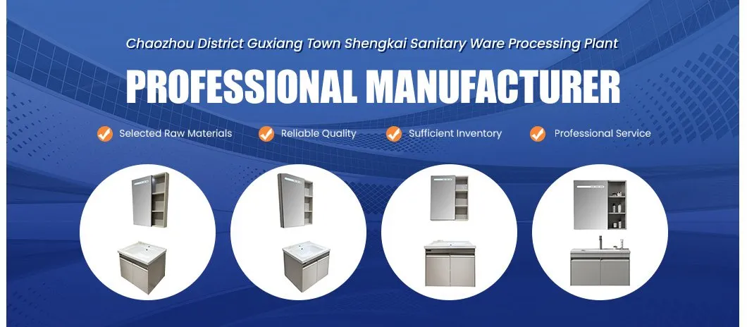 Wall-Mounted Bathroom Cabinet Vanity Set