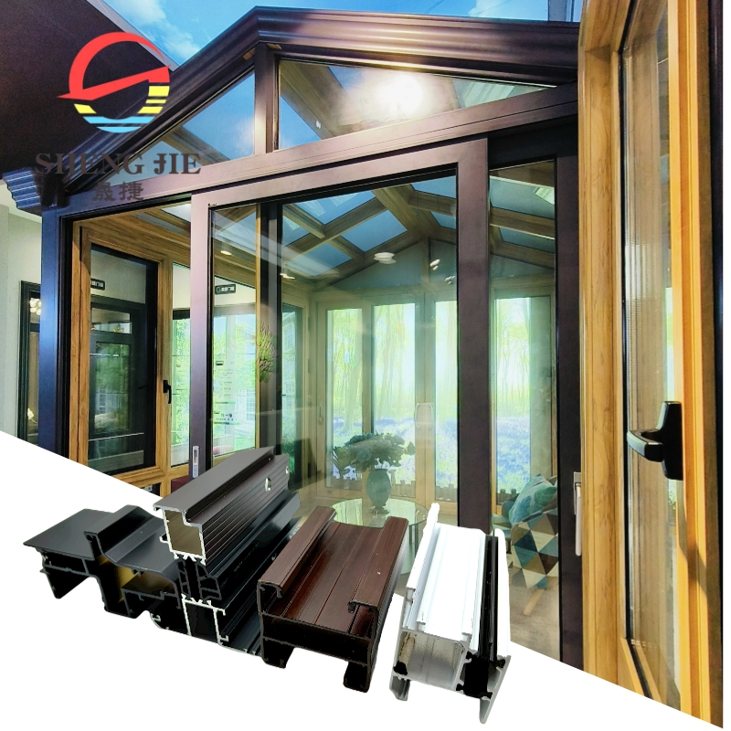 Custom Aluminum Alloy Profile Extrusion Sliding Glass Frame for Window and Door