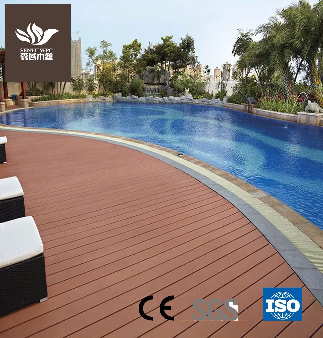 WPC Wood Plastic Composite Decking Building Material with CE, SGS, ISO9001