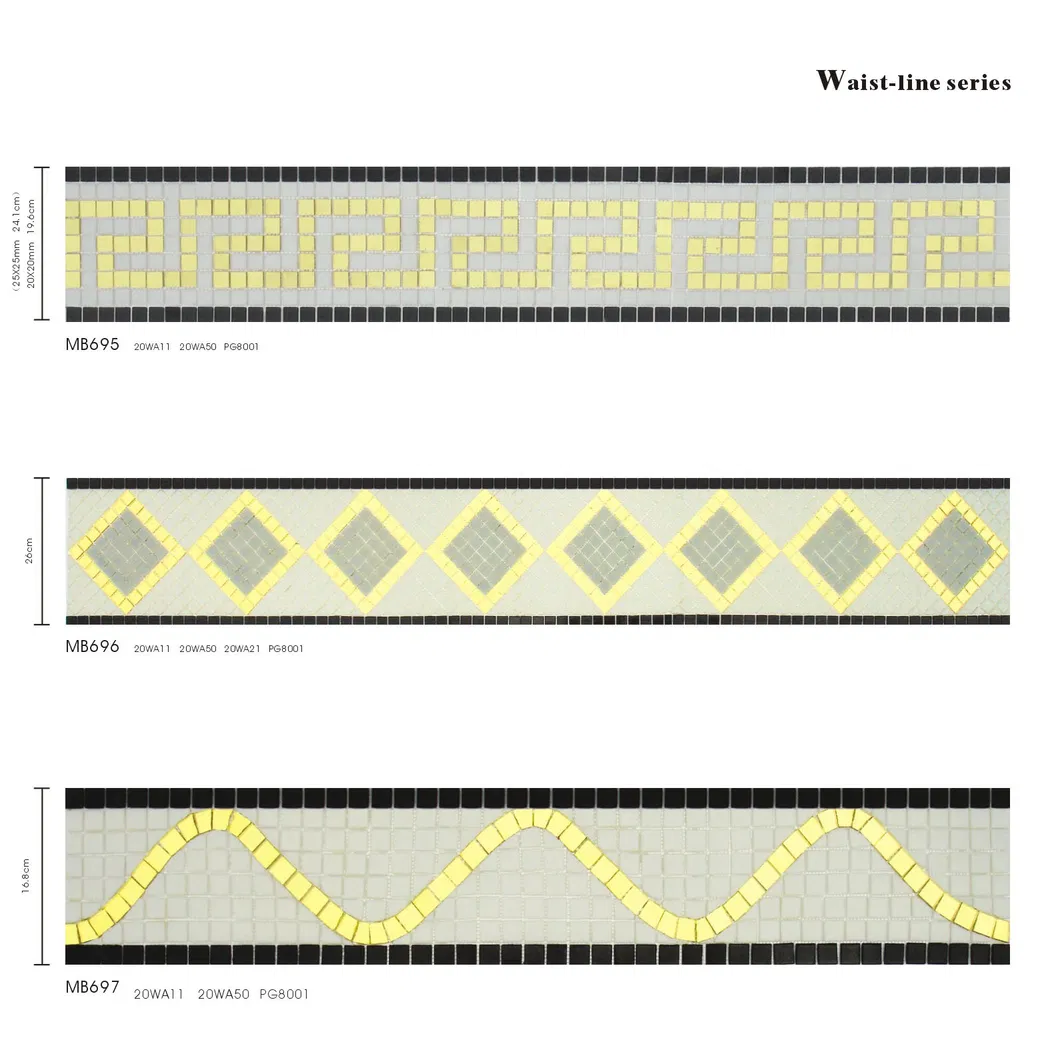 Glass Mosaic for SPA Swimming Pool Tile