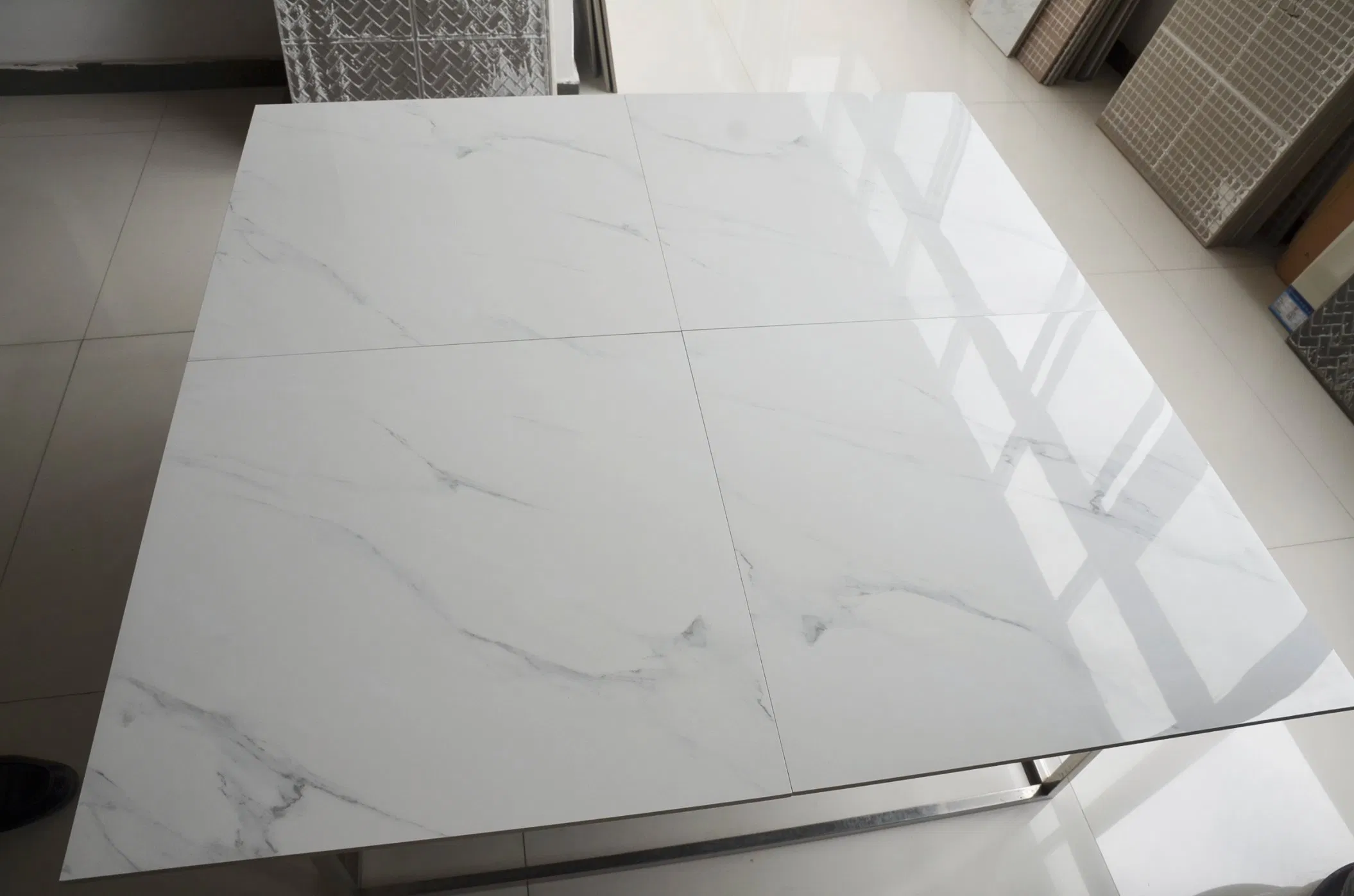 Best Price Made in China Home Decoration Building Material Bathroom Kitchen White Ceramic Marble Stone Full Polished Glazed Porcelain Vitrified Floor Wall Tiles