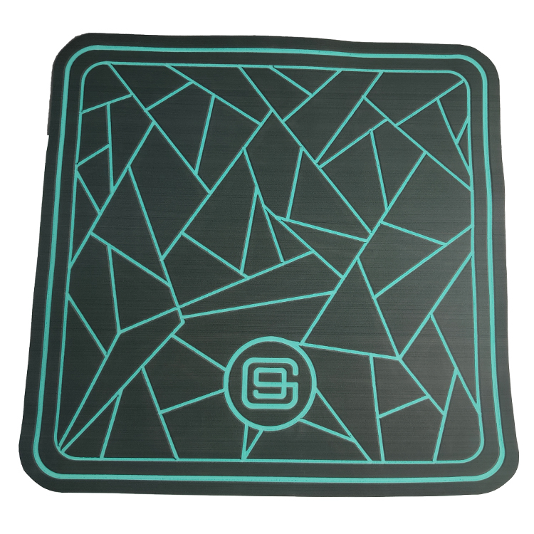 EVA Foam Boat Deck Material with Customzied Routers and Backing Adhesive