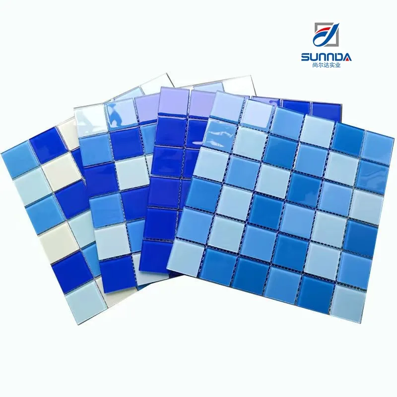 Blue Glass Mosaic Tile