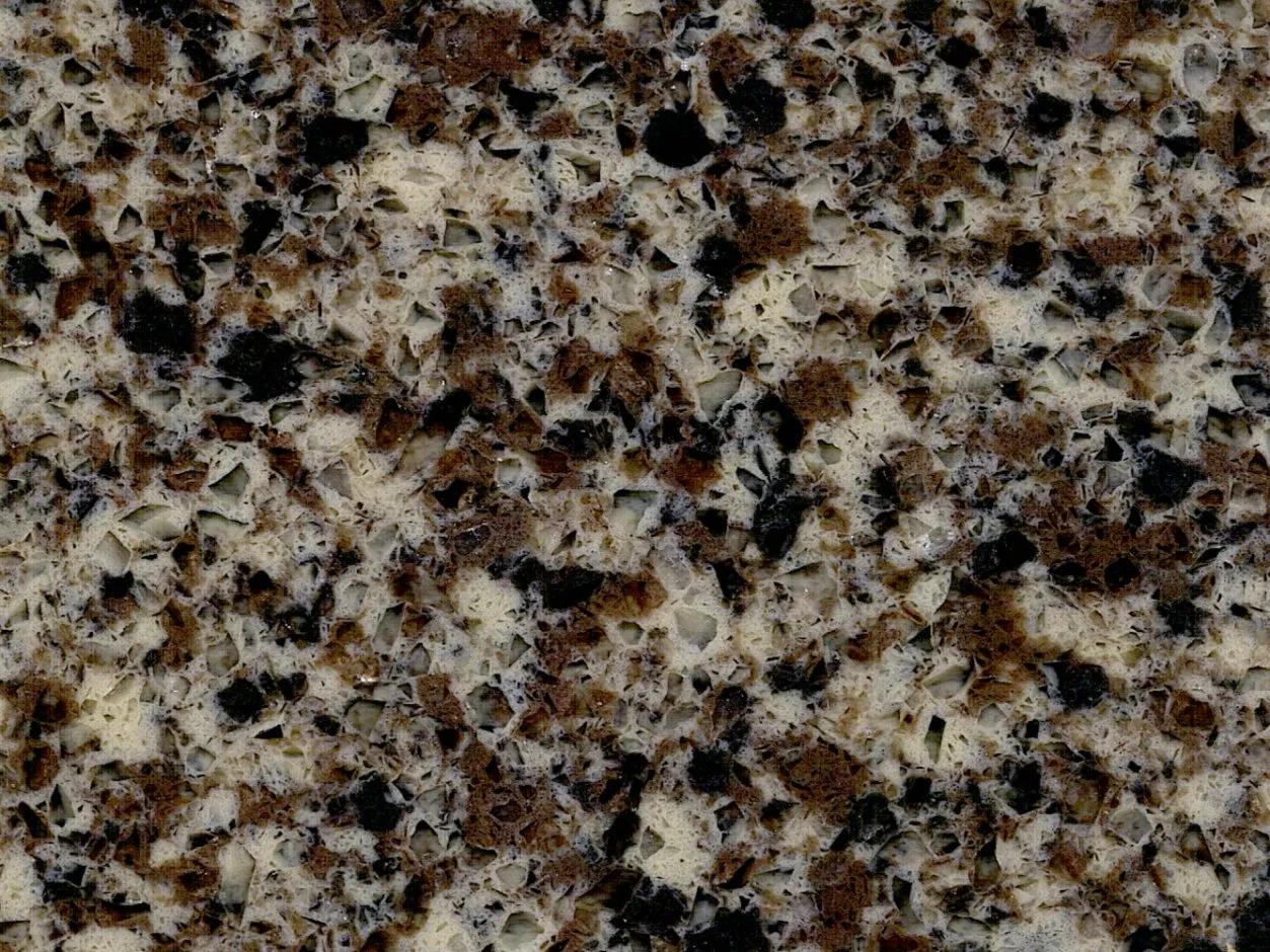 Granite Pattern Quartz Surface for Us Kitchen Cabinet Countertops