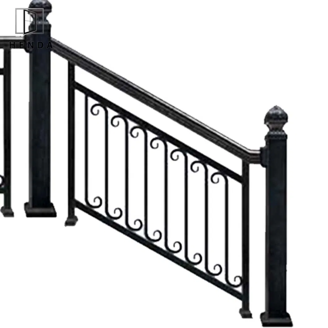 Removable Outdoor Steel Aluminum Wrought Iron Pivot Metal Stair Railings