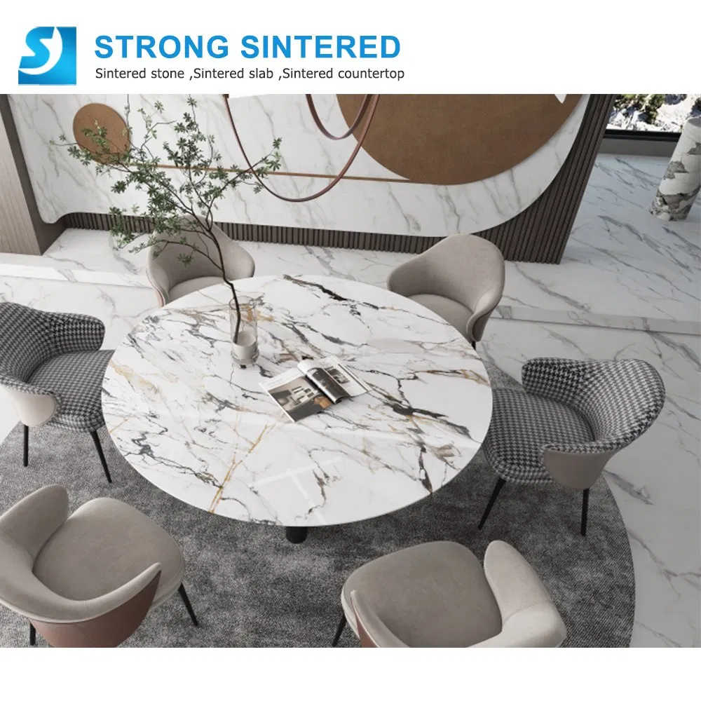 China Supplier Sintered Stone Slabs 3200*1600*12mm for Kitchen Island / Wall /Floor