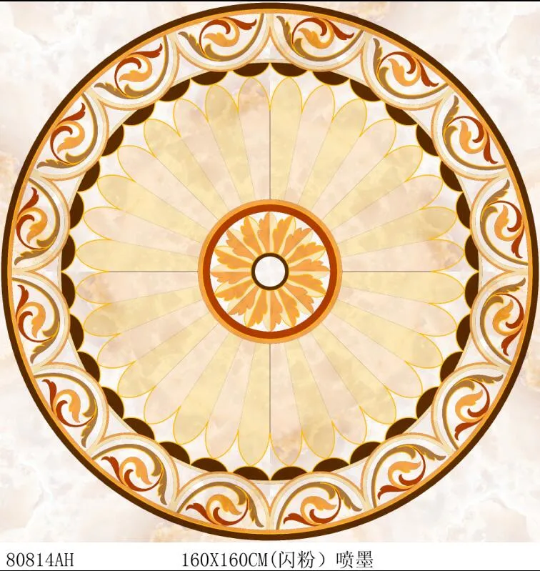 Wall and Floor Ceramic Golden Porcelain Tile Gold-Plated New Arrival Carpet Tile 600*600mm*4PCS in Dubai Project Hot Selling Bathroom Floor Tile