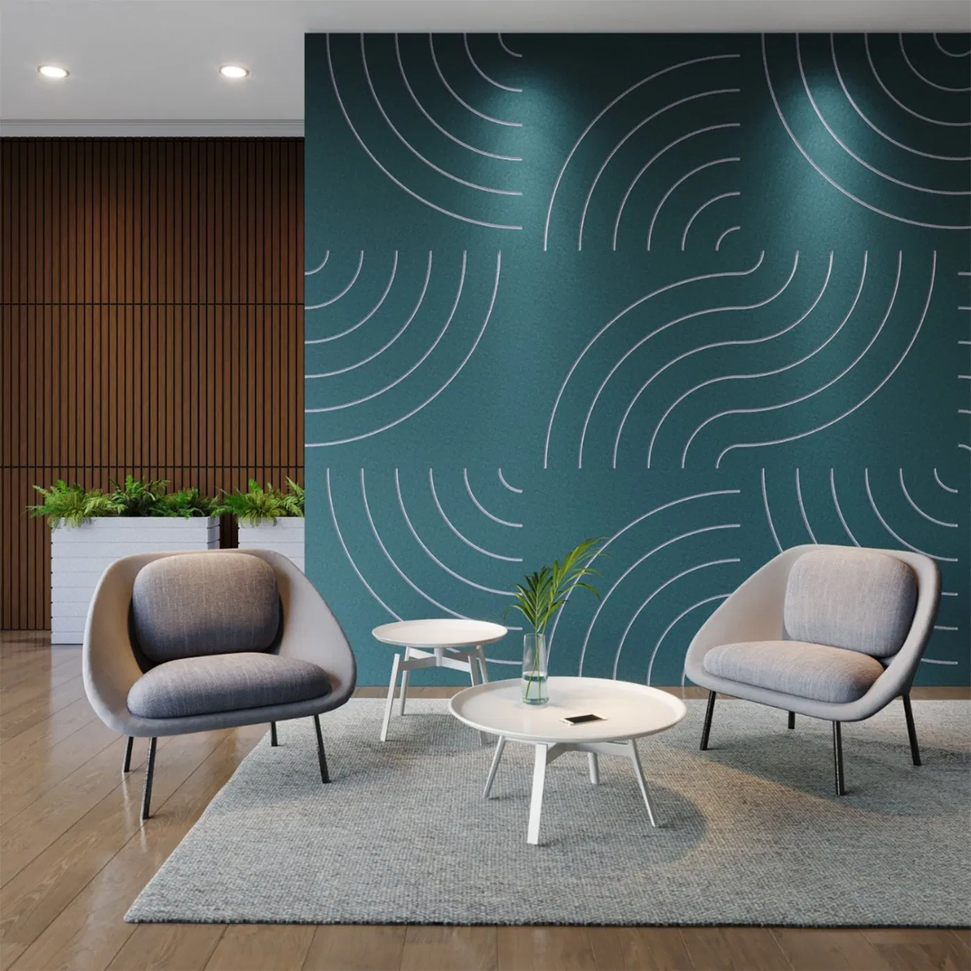 Top Printed Acoustic Panel Sound Deadening Wall Panel