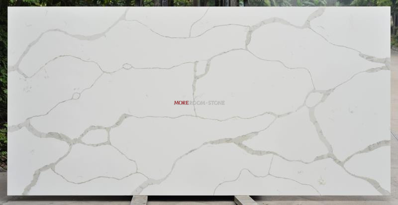OEM ODM Free Sample Chinese Manufacturer White Marble Look Kitchen Quartz Countertops