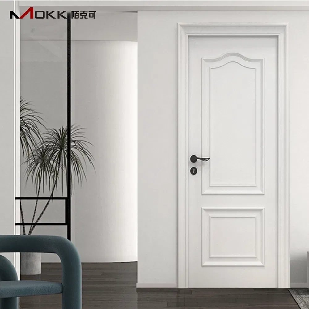 Multiple Colors Anti-Collision OEM ODM Custom Solid Wooden Paint Door