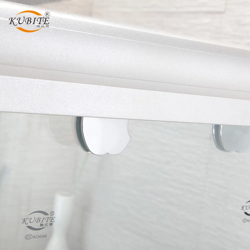 Modern Design Bathroom Stainless Steel Frameless Shower Enclosure with Tempered Glass Sliding Shower Door