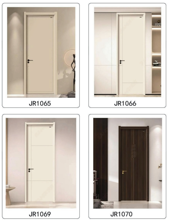 Jurun Solid Wood Bedroom Door - Tailored Design From Shandong