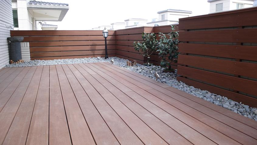 Ocox Outdoor Wood Composite Material Decking Construction No-Gap Design Anti-UV Wood Plastic Composite Decking Timber WPC Decking