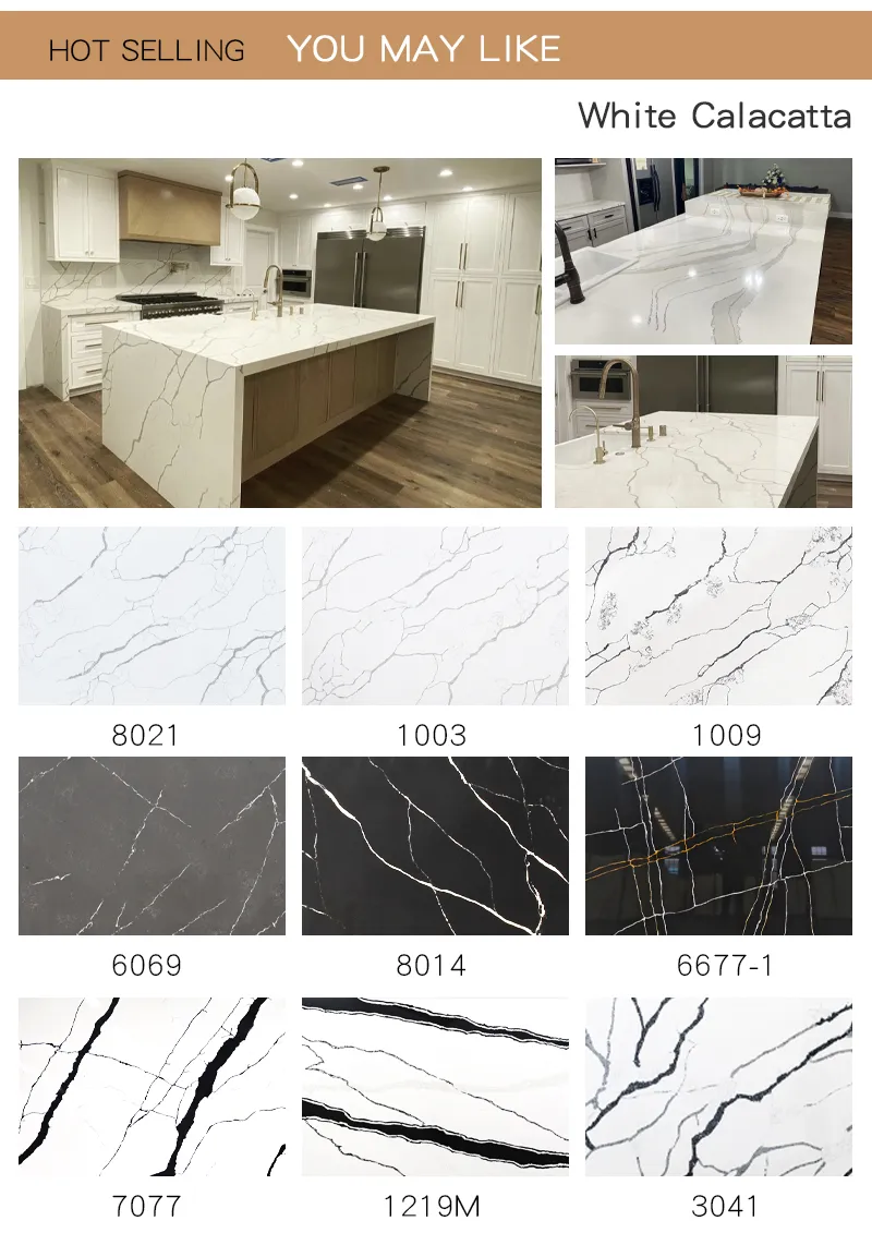 Quartz Stone Kitchen Countertop 6