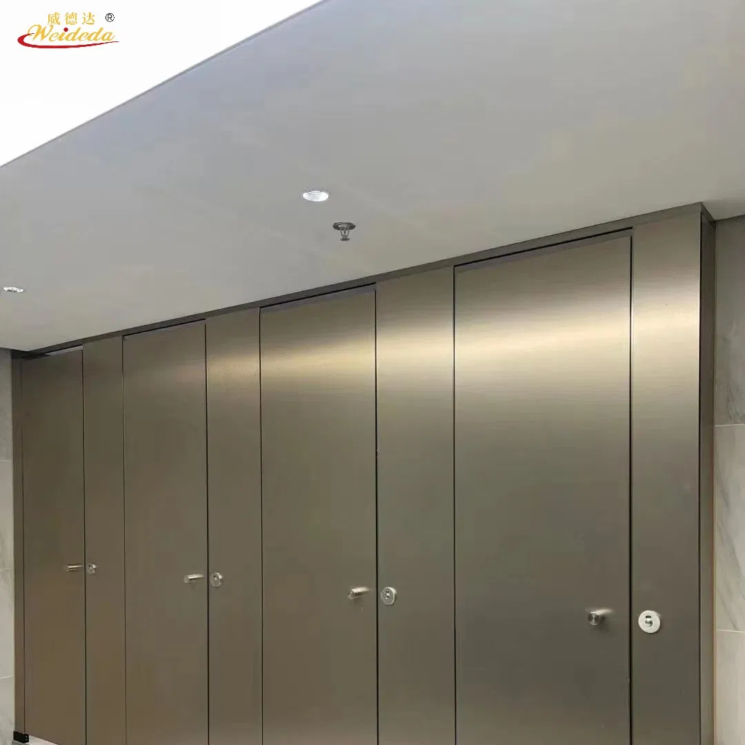 High Pressure Laminate Waterproof Public Toilet Cubicle System