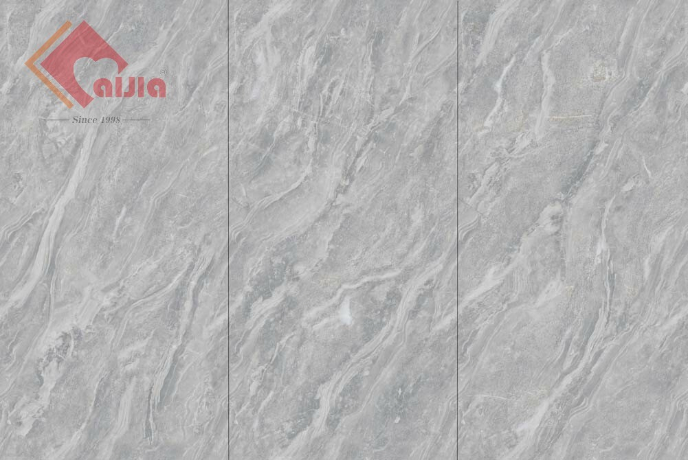 Gray Light Colour 750*1500mm Fullbody High Quality Marble Look Porcelain Wall Floor in Living Room/Kitchen Decoration Building Material Polished Ceramic Tile