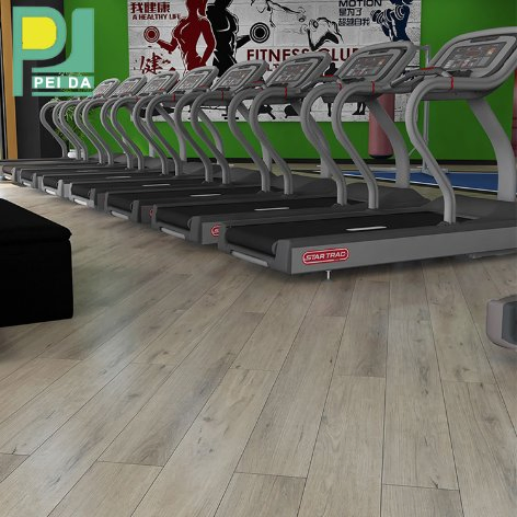 Hot Sale Plastic Wood Grain Click Spc Vinyl Flooring Plank for Office