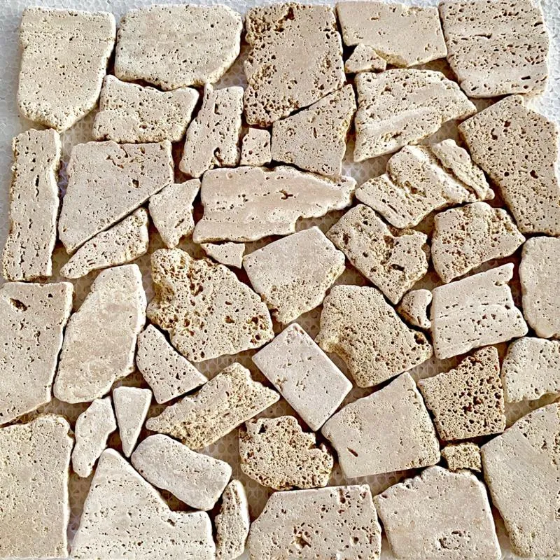 Travertine Mosaic Detail 2