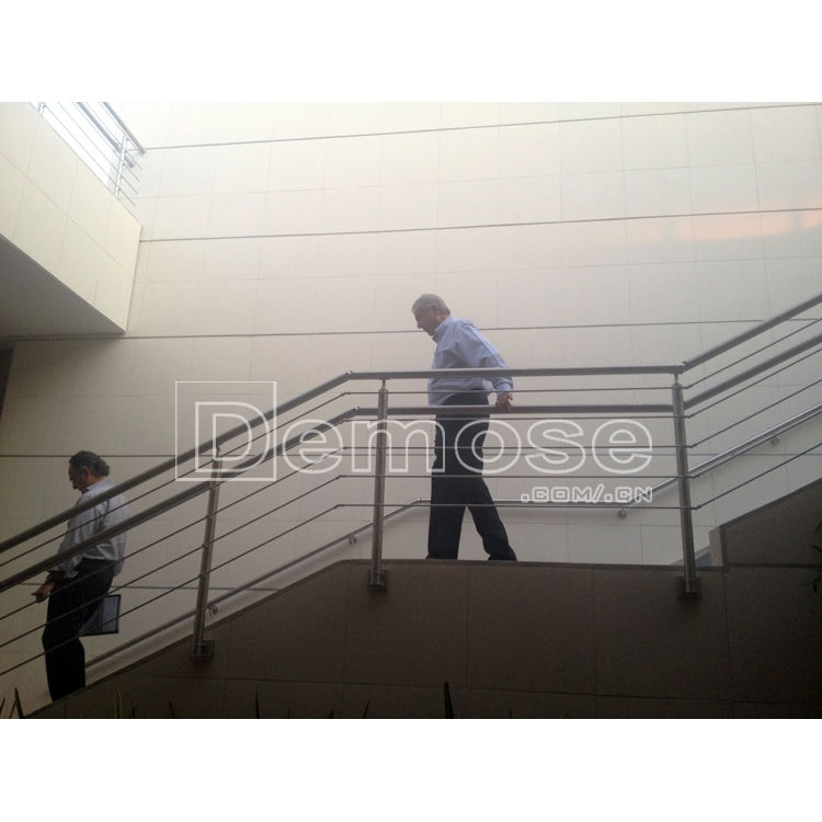 Modern Elegant Outdoor Deck Railings Wrought Iron Balusters Handrails Stainless Steel Fence (DMS-B2211)