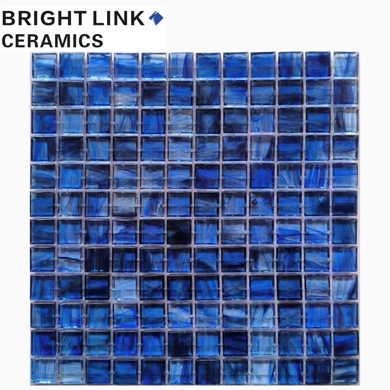 Building Material Various Types Swimming Pool Hot-Melting Floor Tile Glass Mosaic