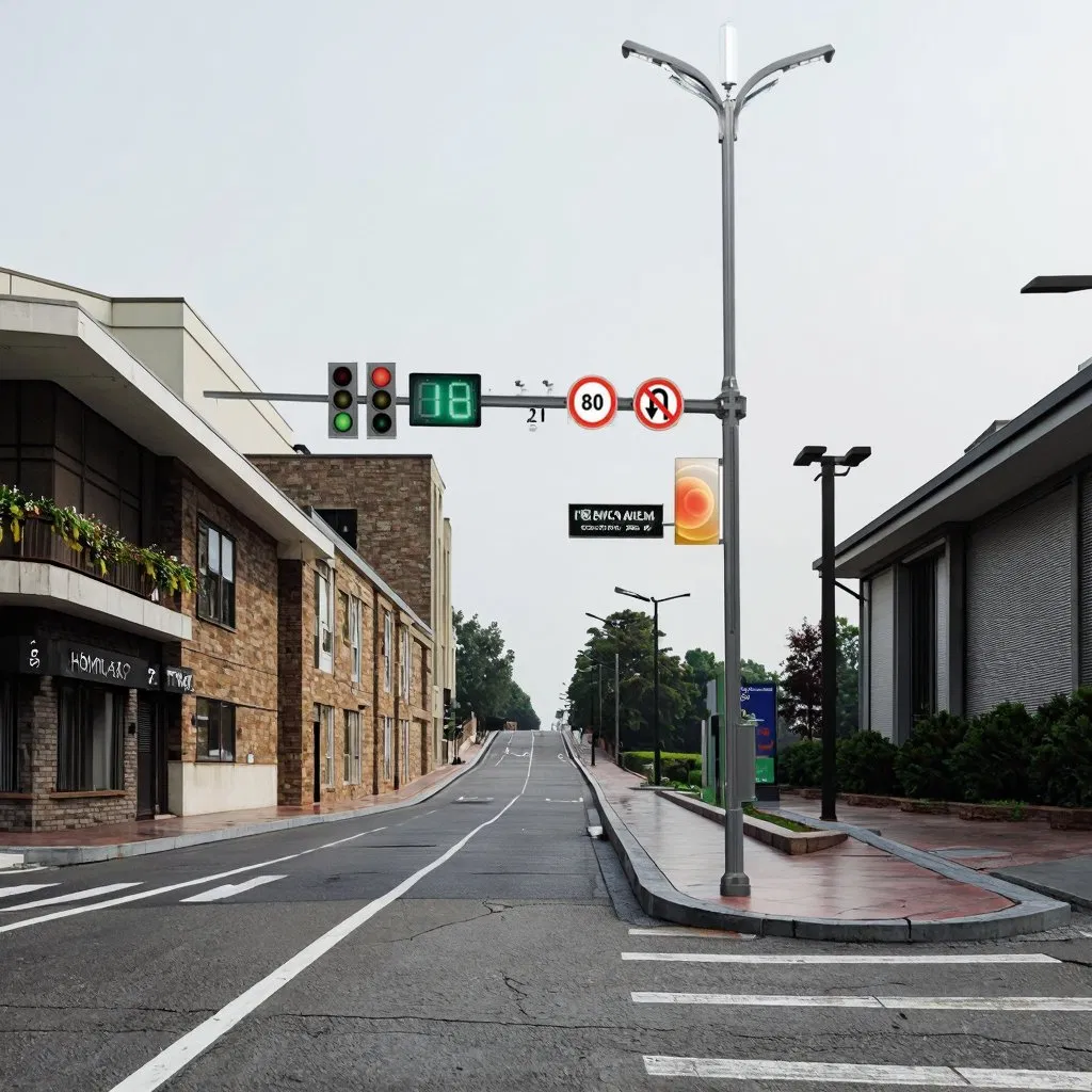 Innovative Smart LED Street Lighting with Integrated Surveillance Features