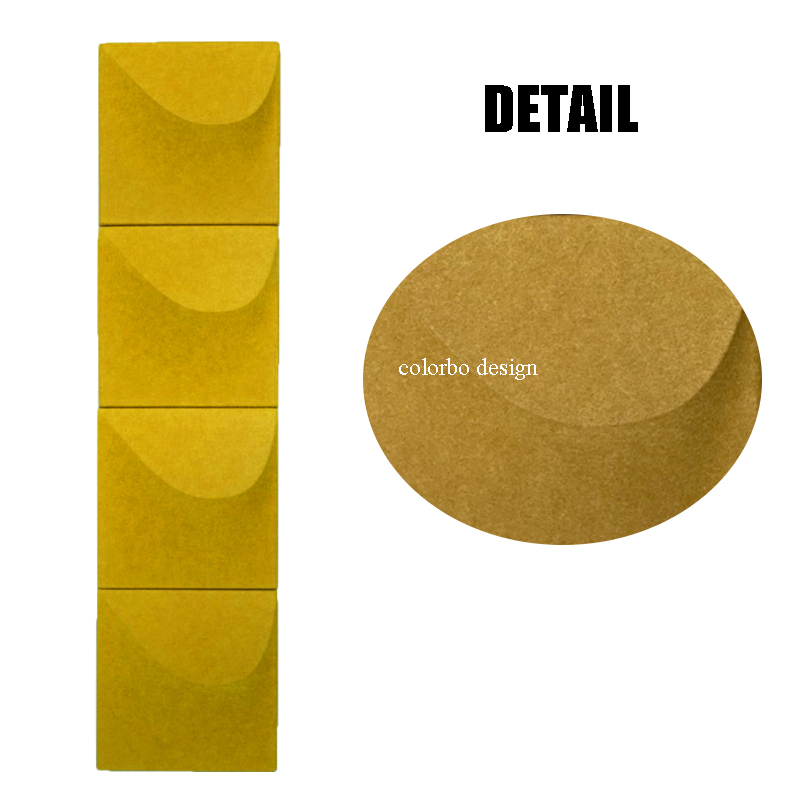 Geometric Art 3d 10 pack Yellow 12''x12'' &nbsp;Acoustic Wall Panels for Stylish Interior Design