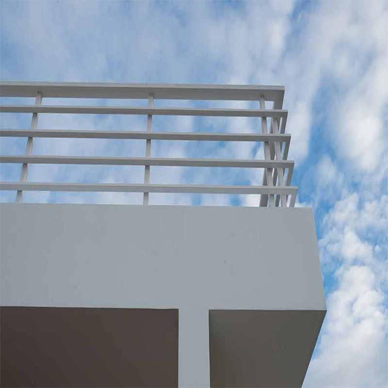 Qualified Guardrail Fabrication Wrought Iron Carbon Steel Welded Powder Coated Balcony Fence Balcony Railing for Residential Steel Building