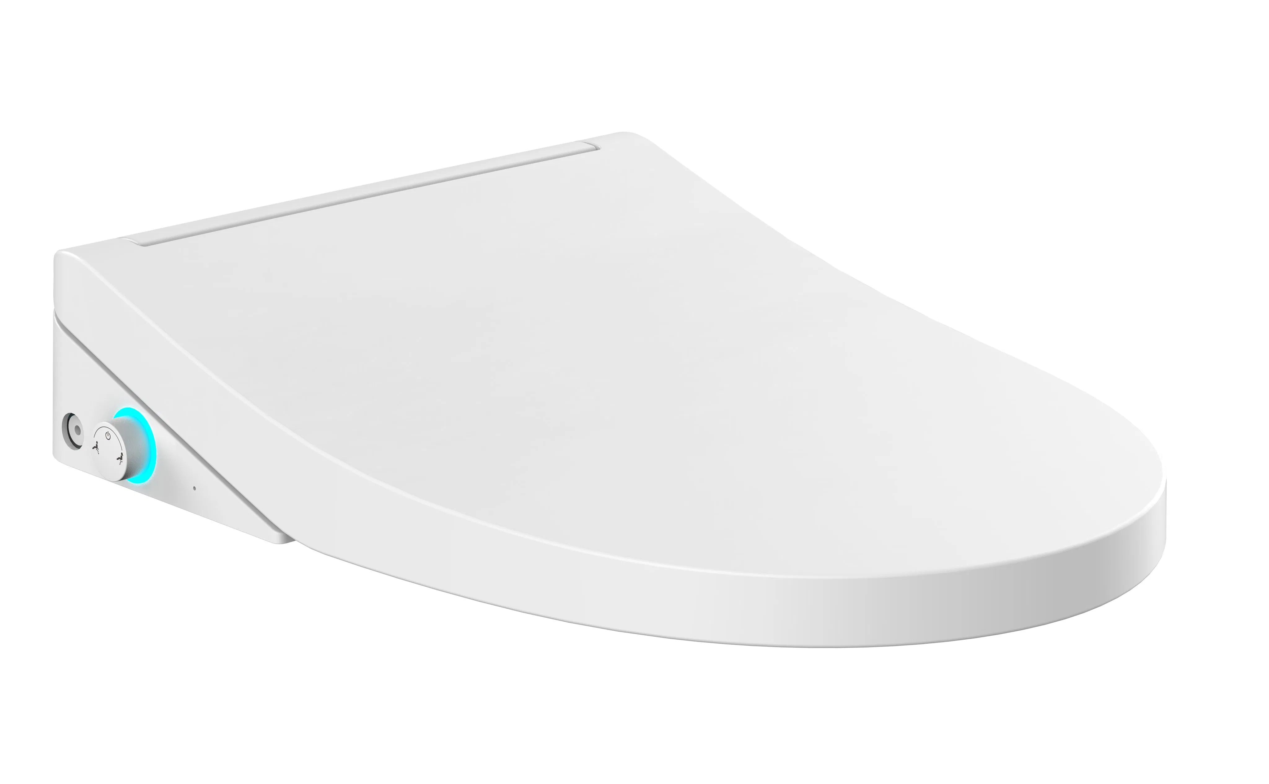 Smart Toilet Seat, Elongated Heated Toilet Seat with Instant Warm Water &amp; Dryer, Feminine &amp; Front Rear Wash, Wireless Remote, Self-Clean Nozzle, Slow Close Lid