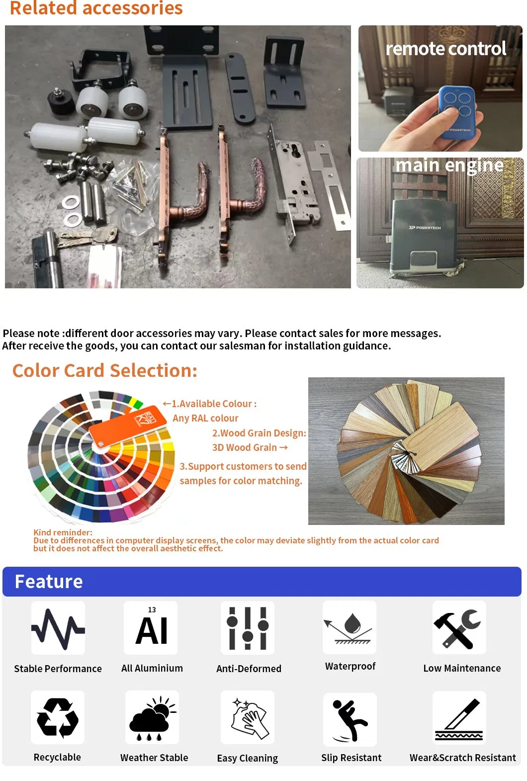 Aluminum gate structure