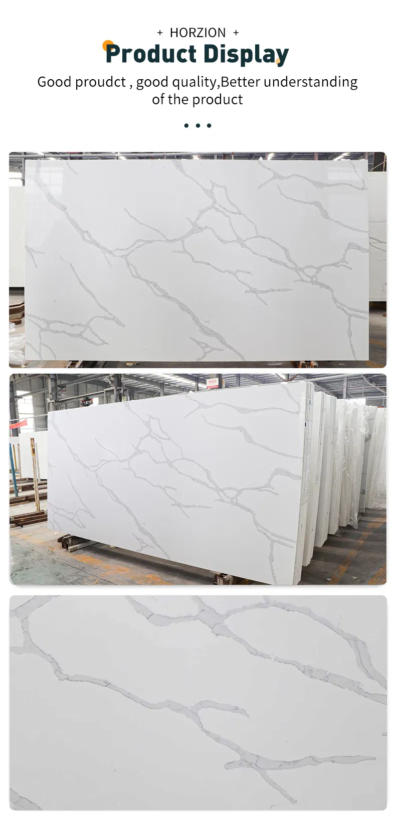 Quartz Stone Slab Detail