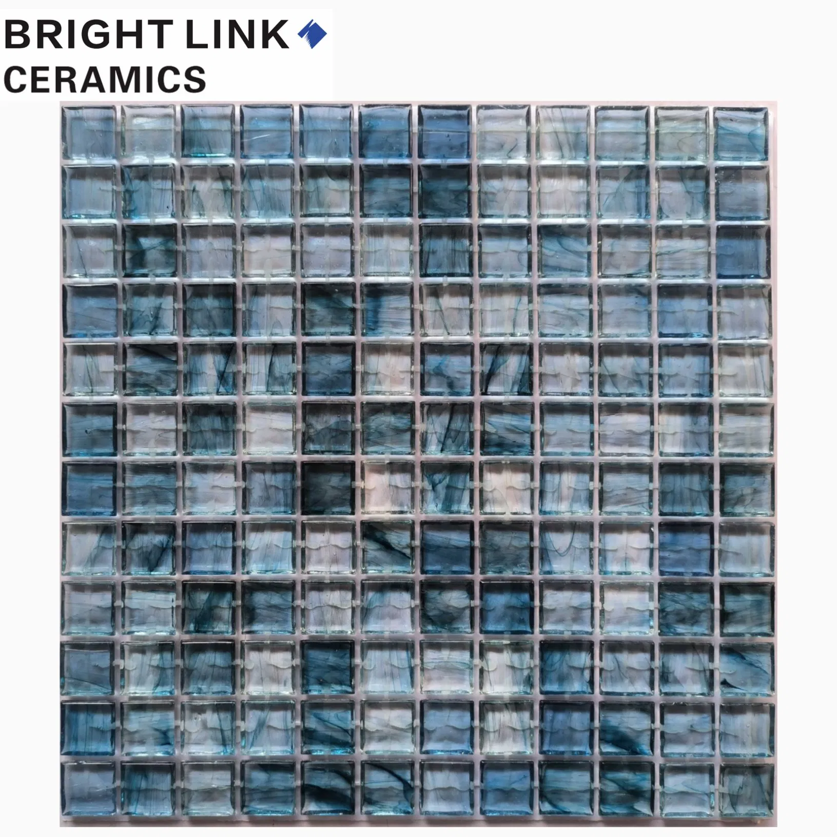 Building Material Various Types Swimming Pool Hot-Melting Floor Tile Glass Mosaic