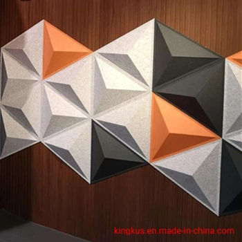 Kuscone 3D Triangle Shape Foam Pet Acoustic Wall Panel