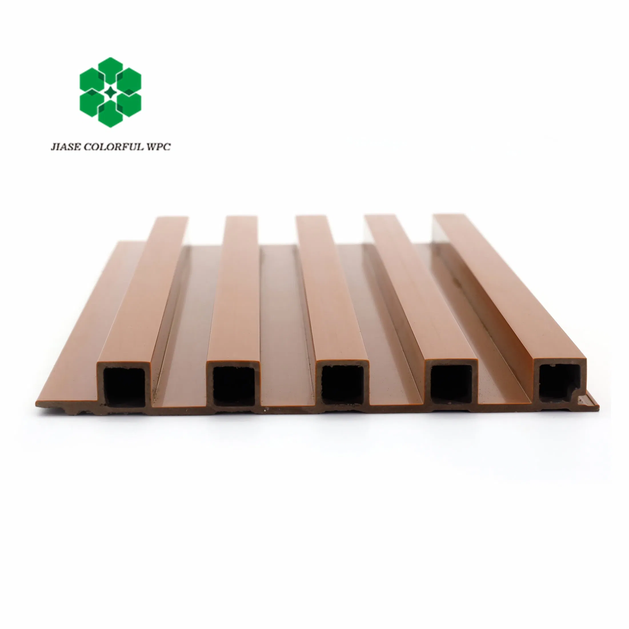 3D Wood Grain WPC Woodn Plastic Composite Decking Building Materials Garden