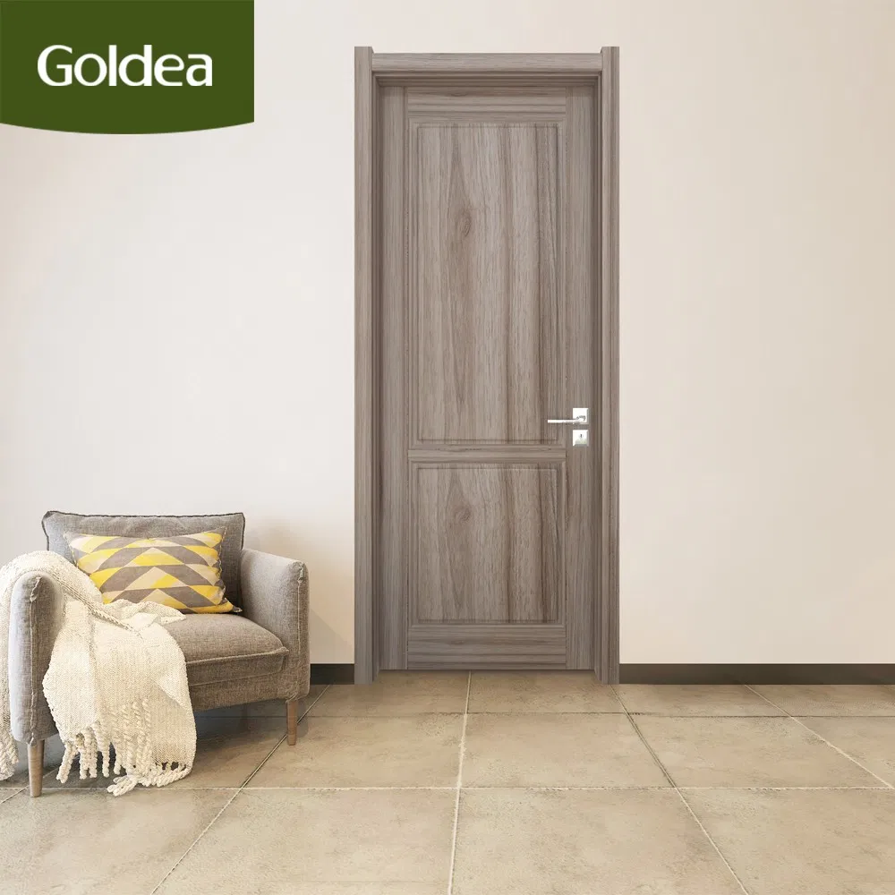 Premium Solid Core Wooden Front Door with Contemporary Style