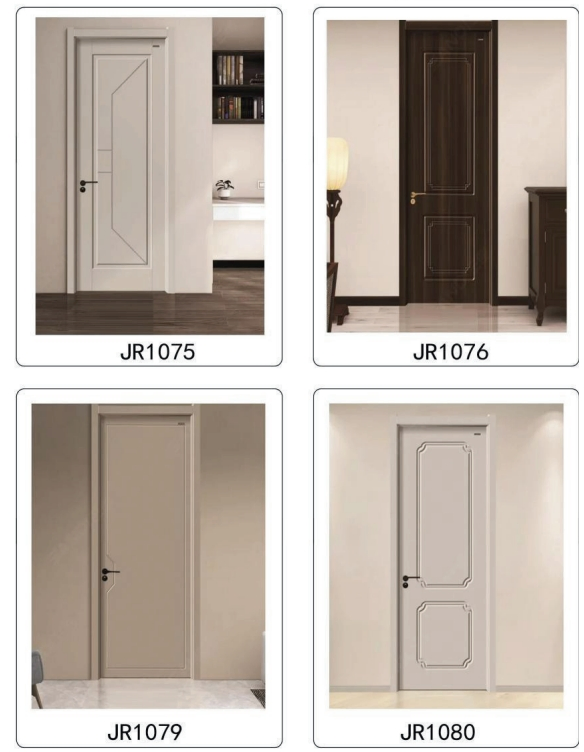 Jurun Solid Wood Bedroom Door - Tailored Design From Shandong
