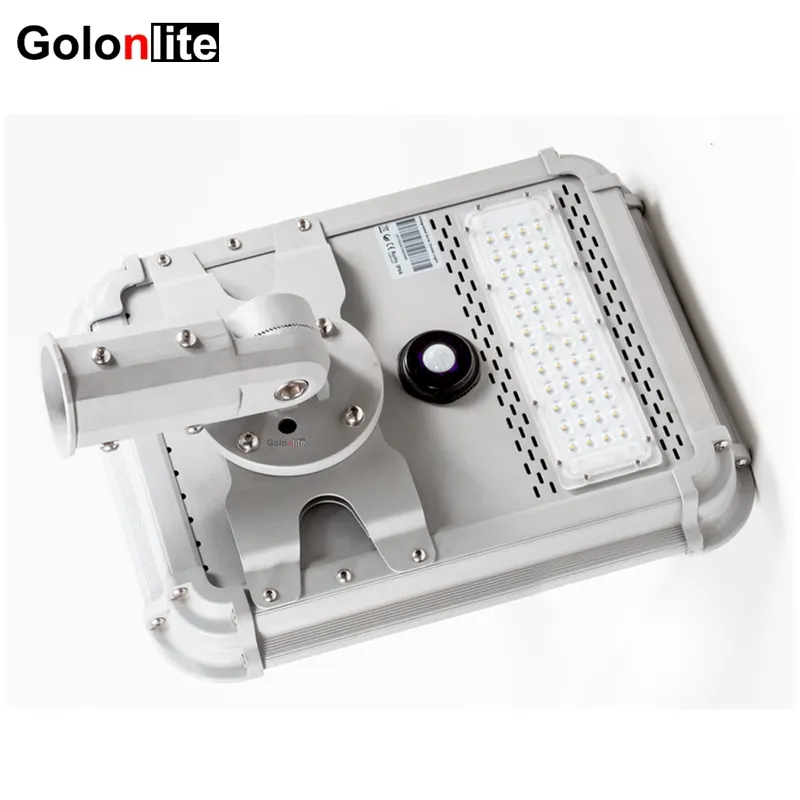 Integrated light bottom view