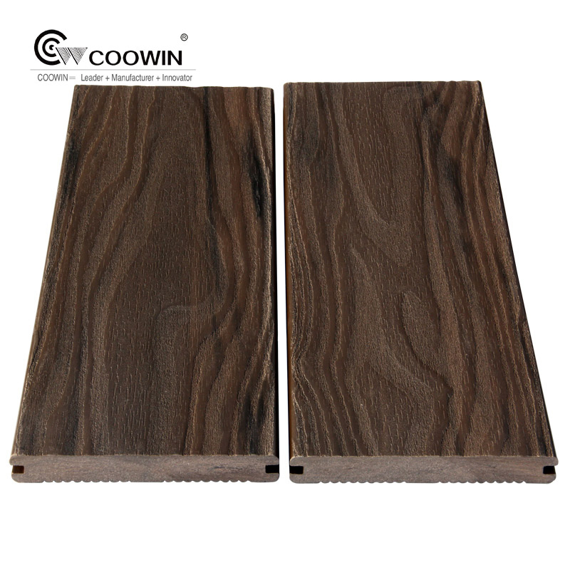 Russia Imported Outdoor Coffee Brown Cheap Composite Decking Material