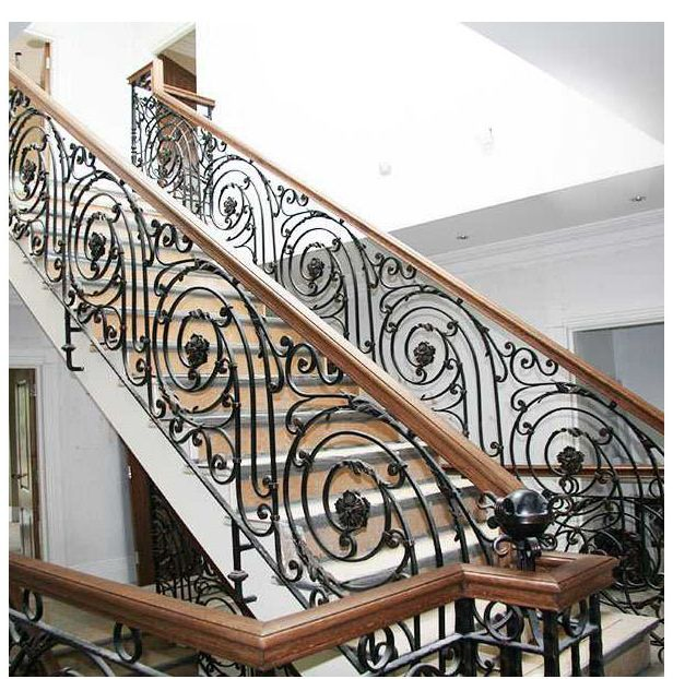 Galvanized Steel Fence Wrought Iron Exterior Wrought Iron Fence Balcony Railing